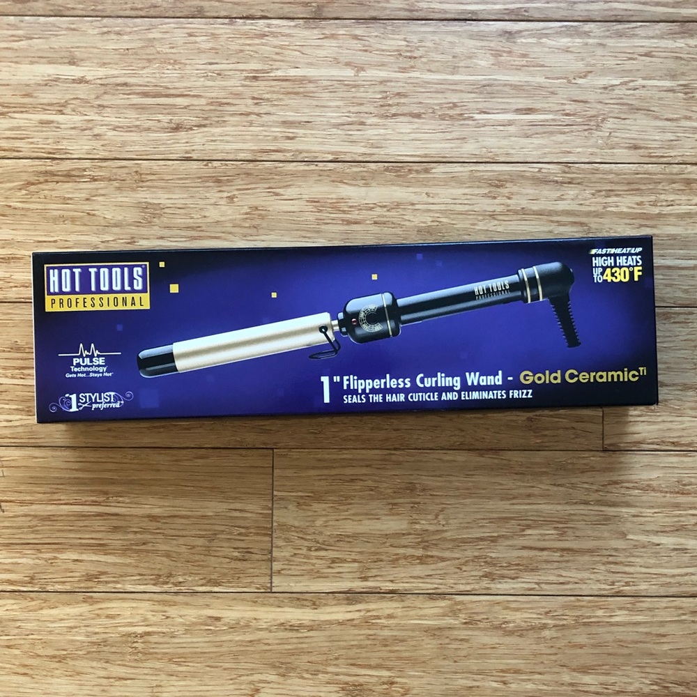Hot Tools Professional 1” Flipperless Curling Wand